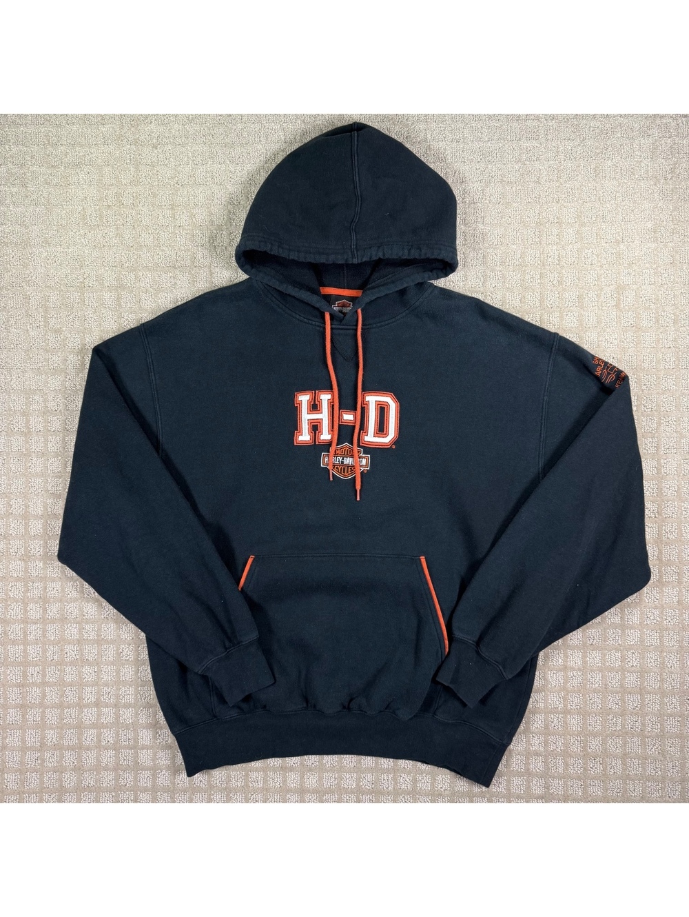 Harley-Davidson black pullover hoodie size M